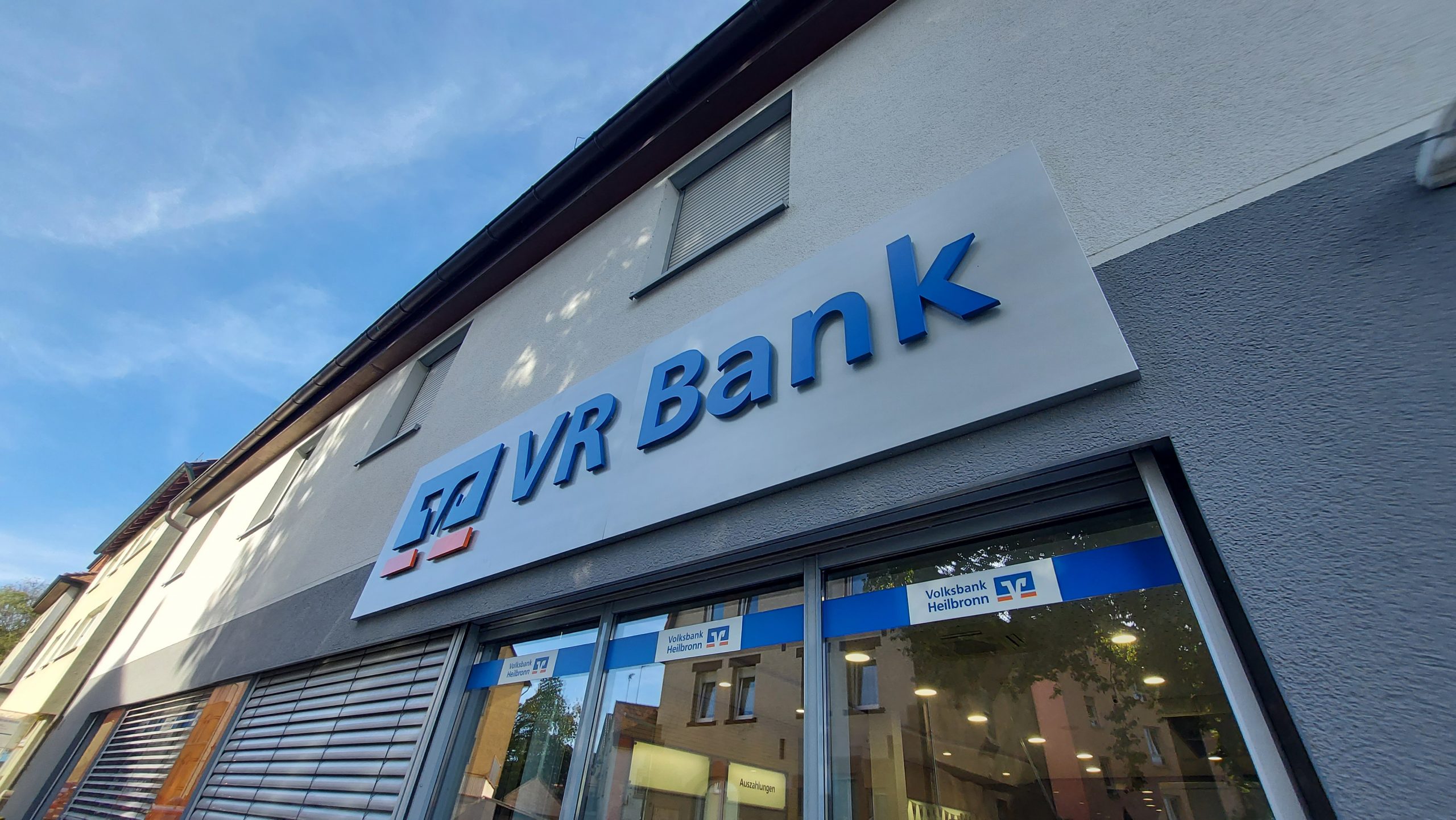 VR Bank Leuchtreklame